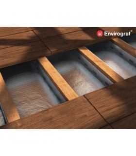 Envirograf Under Floor Acoustic Barrier used with Under Floor Fire Barriers