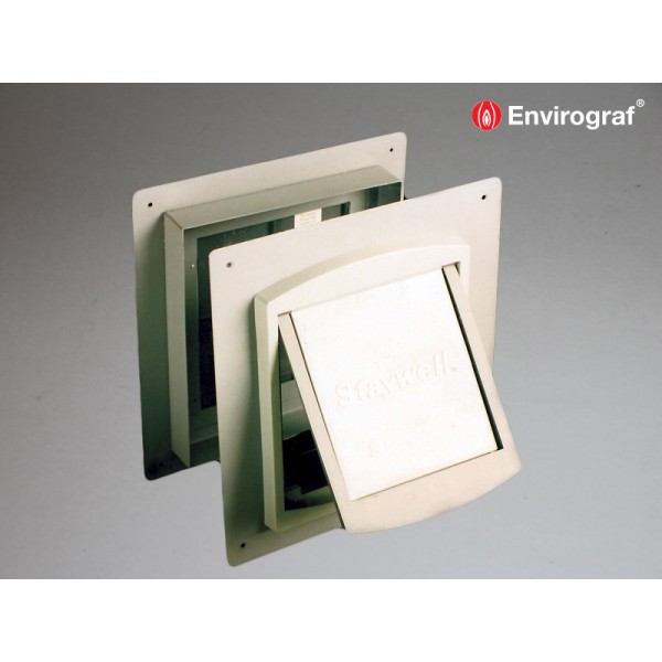 Envirograf Fire Proof Cat /Dog Flap Protector for Fire Rated Doors